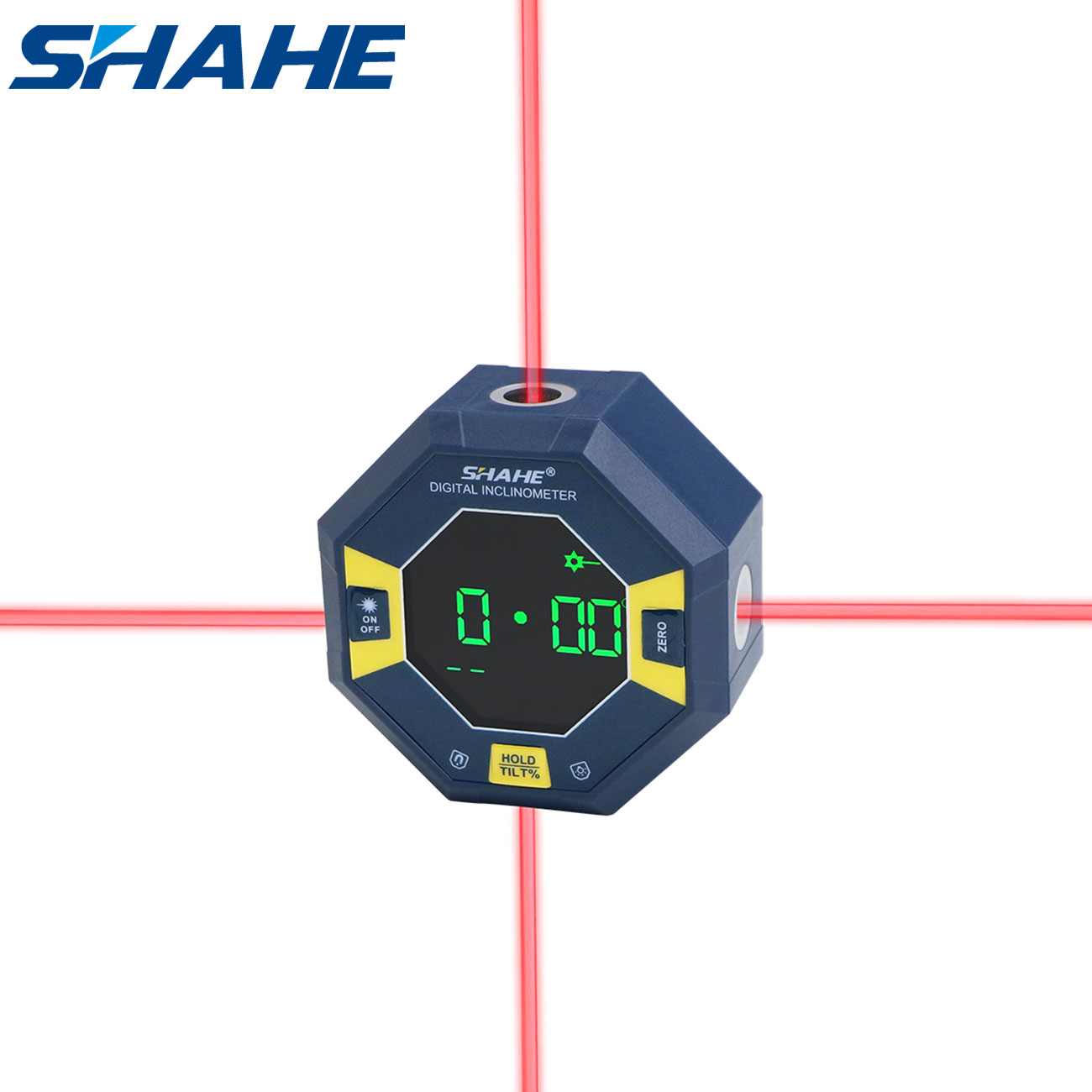 Spirit Level - SHAHE 4 Taraflı Lazerli Dikdörtgen Dijital