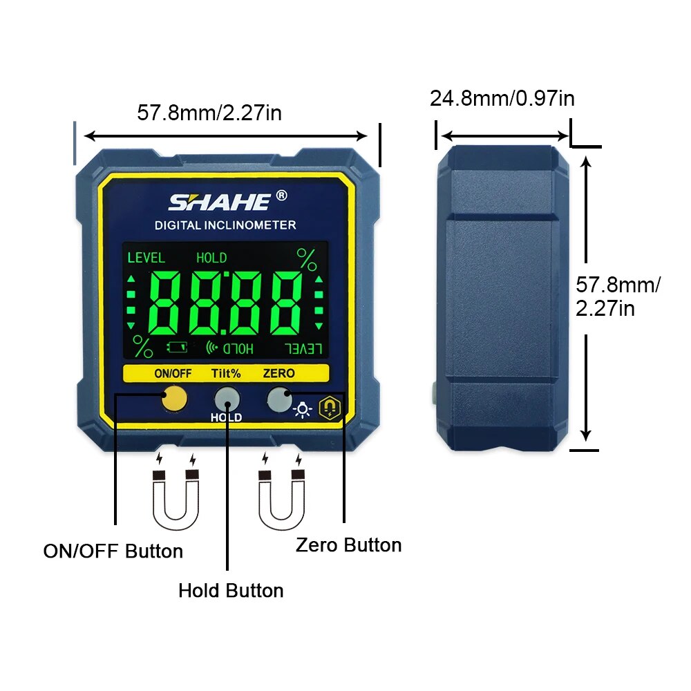 SHAHE Dijital Açı Ölçer Manyet - Spirit Level incelemesi ve fiyatı