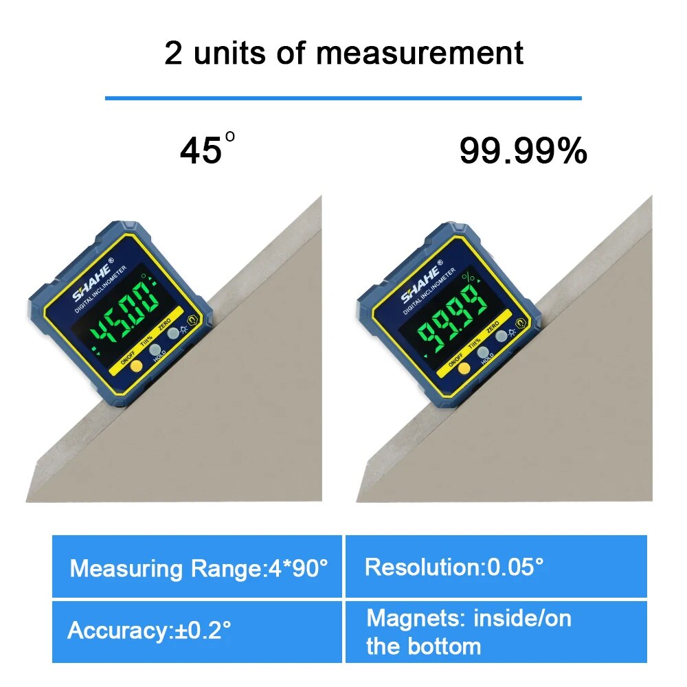 SHAHE Dijital Açı Ölçer Manyet - Spirit Level incelemesi ve fiyatı